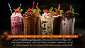 Top 5 Milkshake and Savory Bite Combos You Must Try at Shake It Up