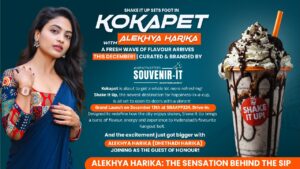 Shake It Up Sets Foot in Kokapet with Alekhya Harika: A Fresh Wave of Flavour Arrives This December! | Curated & Branded by Souvenir IT